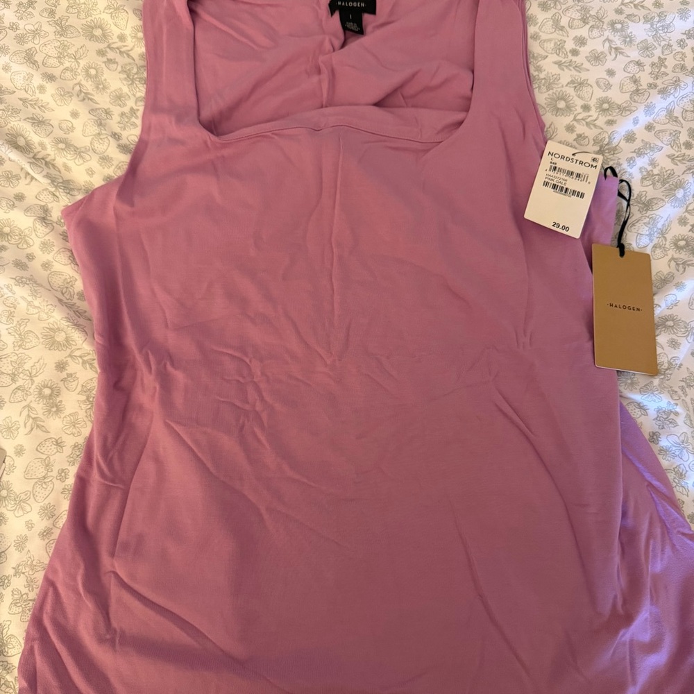 Halogen Mauve Tank Top